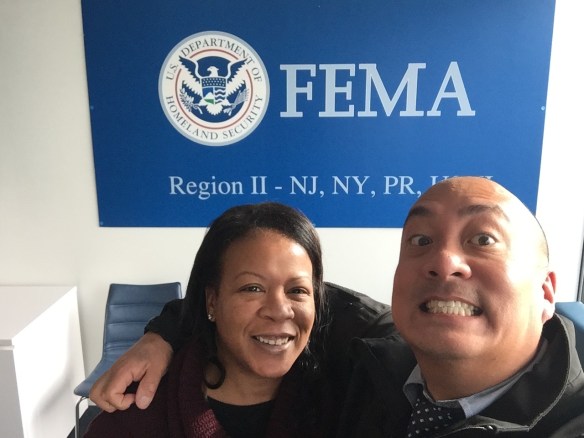 Delia and Kevin at FEMA Region-2